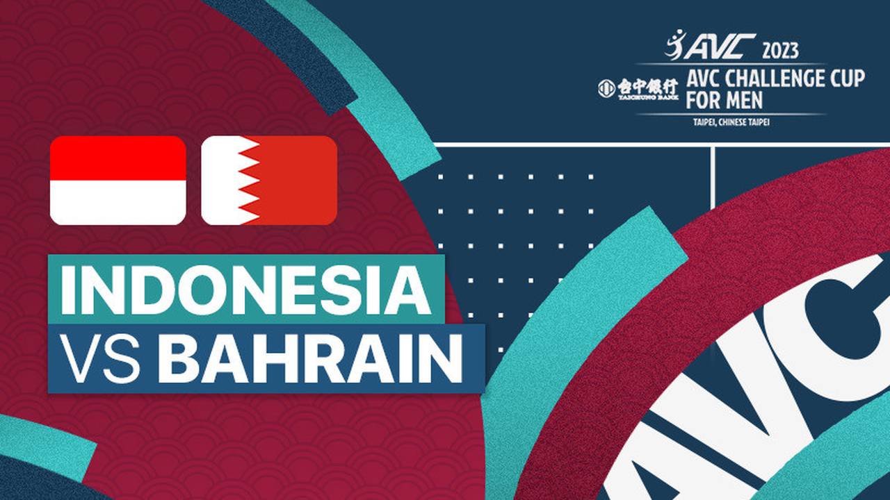 Full match indonesia vs bahrain avc challenge cup for men 2023 vidio