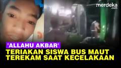 Rekaman Live Viral Siswa SMK Depok Sebelum Kecelakaan Maut, Terdengar Teriak Allahu Akbar