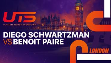 El Peque (Diego Schwartzman) vs The Rebel (Benoit Paire) - Full Match | Ultimate Tennis Showdown 2023
