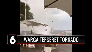 Detik-detik Sejumlah Warga Terseret Pusaran Tornado di Pesisir Pantai Kiel | Liputan 6