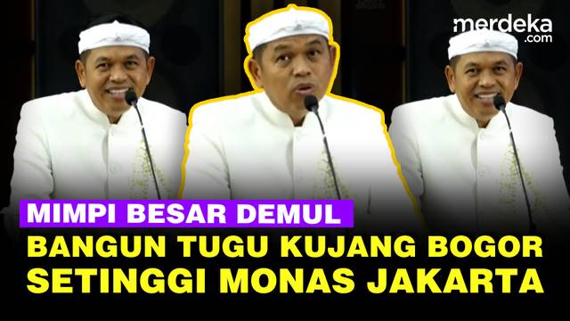 Dedi Mulyadi Ingin Tugu Kujang Bogor Setinggi Monas: Rakyat Jabar Banyak Dibanding Jakarta