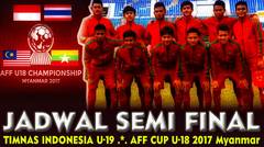 Ini Dia JadwaL Semifinal Timnas U19 di AFF CUP U18 2017