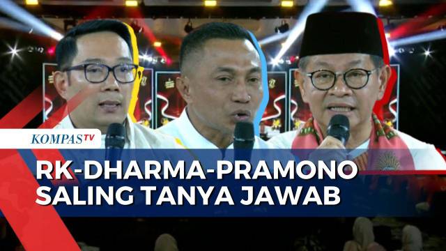 [FULL] Tanya Jawab Debat Perdana: Cagub Bahas Program CCTV, Masalah Disabilitas dan Kebocoran Data