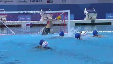 Water Polo Women Singapore vs Malaysia | Half-Time Highlights | 28th SEA Games Singapore 2015