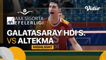 Highlights | Galatasaray HDI Sigorta vs Altekma | Men's Turkish League 2022/23