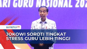Soroti Tingkat Stres Guru Lebih Tinggi, Jokowi: Tapi Saya Lihat Anggota PGRI Ceria Semua