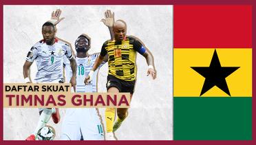 Skuat Timnas Ghana di Piala Dunia 2022, Andalkan Thomas Partey dan Ayew Bersaudara