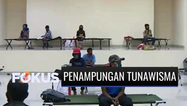 Cegah Penyebaran Corona, Para Tunawisma di Jakarta Ditampung Sementara di GOR Karet Tengsin