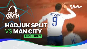 Highlights - Round of 16: Hajduk Split vs Manchester City | UEFA Youth League 2022/23