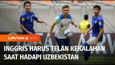 Inggris Didorong Mundur oleh Uzbekistan di Babak 16 Besar Piala Dunia U-17 Lewat Skor 1-2 | Liputan 6