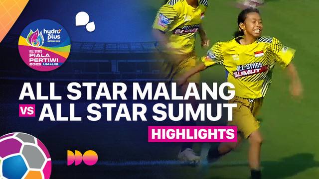 Malang vs Sumut - Highlight | HYDROPLUS Piala Pertiwi U14 & U16 2025 All Stars