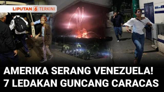 Amerika Serikat-Venezuela Kian Memanas, Tujuh Ledakan Guncang Caracas | Liputan 6