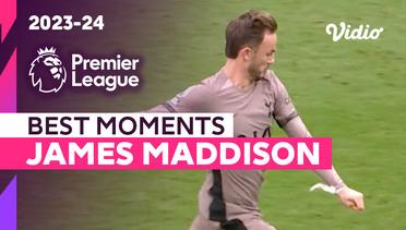 Aksi James Maddison | Everton vs Tottenham | Premier League 2023/24