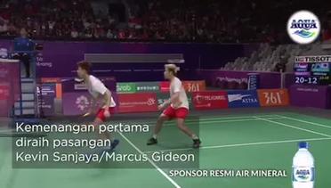 Highlight Kemenangan 3-1 Tim Beregu Badminton Putra Indonesia Atas Jepang