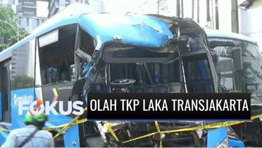Hasil Olah TKP, Sopir Bus Transjakarta yang Tabrak Bus Lain Tak Terpengaruh Alkohol atau Narkoba | Fokus