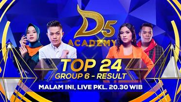 Siapa yang Akan Lolos? Saksikan D'Academy 5 Top 24 Group 6 Result Malam Ini - 19 Oktober