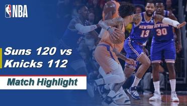 NBA I Match Highlight : Phoenix Suns 120 vs NewYork Knicks 112