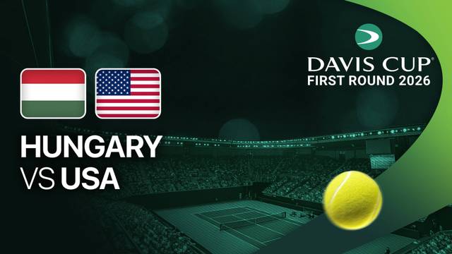 Hungary vs USA - Full Match | Davis Cup 2026