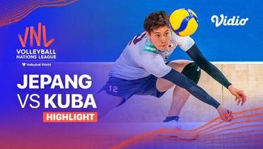 Match Highlights | Jepang vs Kuba | Men's Volleyball Nations League 2023
