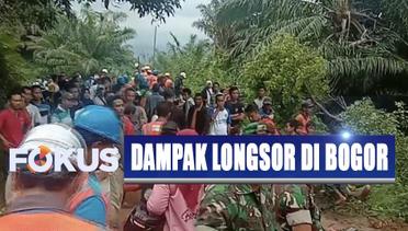 Khawatir Longsor Susulan, Ratusan Warga 3 Desa di Bogor Terpaksa Mengungsi
