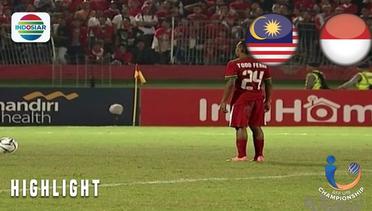 Momen Adu Pinalti Antara Malaysia vs Indonesia | AFF U-19 Championship 2018