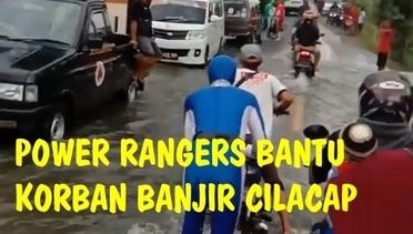 Viral Power Rangers Bantu Korban Banjir Kroya Cilacap