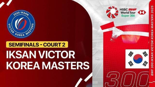 Jin Yong/Na Sung Seung (KOR) vs Lee Jong Min/Wang Chan (KOR) - Full Match | IKSAN VICTOR Korea Masters 2025
