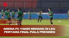 Arema FC yakin menang di leg pertama final Piala Presiden