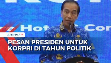 Isi Pesan Presiden Jokowi Beri untuk Korpri di Tahun Politik
