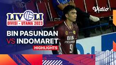 Putra: BIN Pasundan vs Indomaret - Highlights | Livoli Divisi Utama 2023