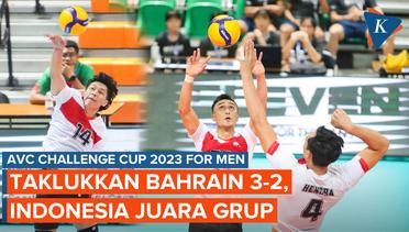 Hasil Timnas Voli Indonesia Vs Bahrain 3-2: Indonesia Juara Grup