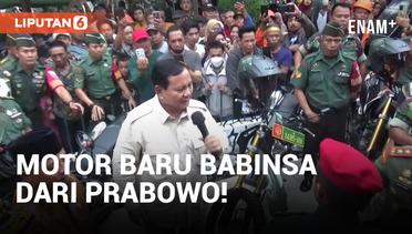 Prabowo Bagi-bagi Motor Untuk Babinsa