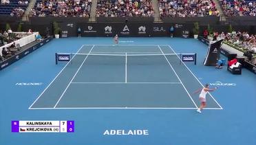 Anna Kalinskaya vs Barbora Krejcikova - Highlights | WTA Adelaide International 1 2024