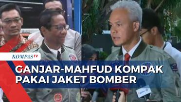 Debat Ketiga Pilpres, Ganjar-Mahfud Tampil Kompak Pakai Jaket Bomber Hijau!