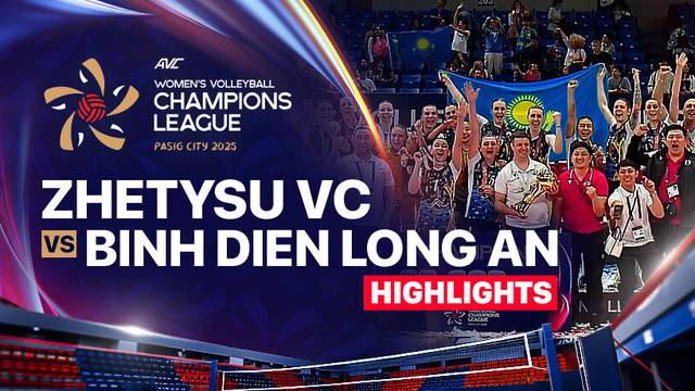 Zhetysu VC vs VTV Binh Dien Long An - Final - Highlights | AVC Women's Volleyball Champions League