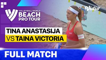 Full Match | Finals: Tina Anastasija (LAT) vs Taina Victoria (BRA) | Beach Pro Tour - Challenge Jurmala, Latvia 2023