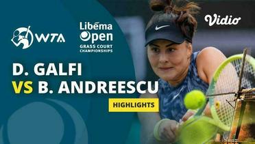 Semifinal: Dalma Galfi vs Bianca Andreescu - Highlights | WTA Libema Open 2024