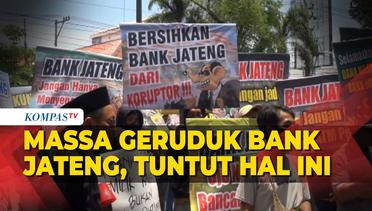 Usai Pelaporan IPW ke KPK, Massa Turun ke Jalan Lakukan Aksi 'Selamatkan Bank Jateng'