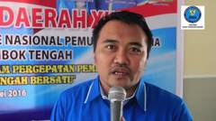 Dukungan STOP NARKOBA dari Ketua DPD KNPI Lombok Tengah (Liputan BNN Provinsi NTB)