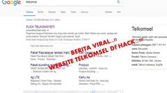 Situs Web Telkomsel di Hack Bikin Ngakak
