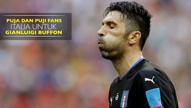 Puja-puji Fans Italia untuk Gianluigi Buffon