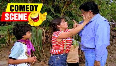 Dimple Kapadia Releases From Jail | Comedy Scene | Ganga Tere Desh Mein | Dharmendra | HD