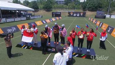 Momen Kemenangan Panahan Putri Team Recurve - Indonesia Raih Medali Perak