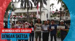 Membingkai Kota Surabaya Lewat Sketsa