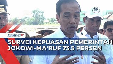 Tanggapan Jokowi Terkait Hasil Survei Kepuasan Masyarat ke Pemerintah 73,5 Persen