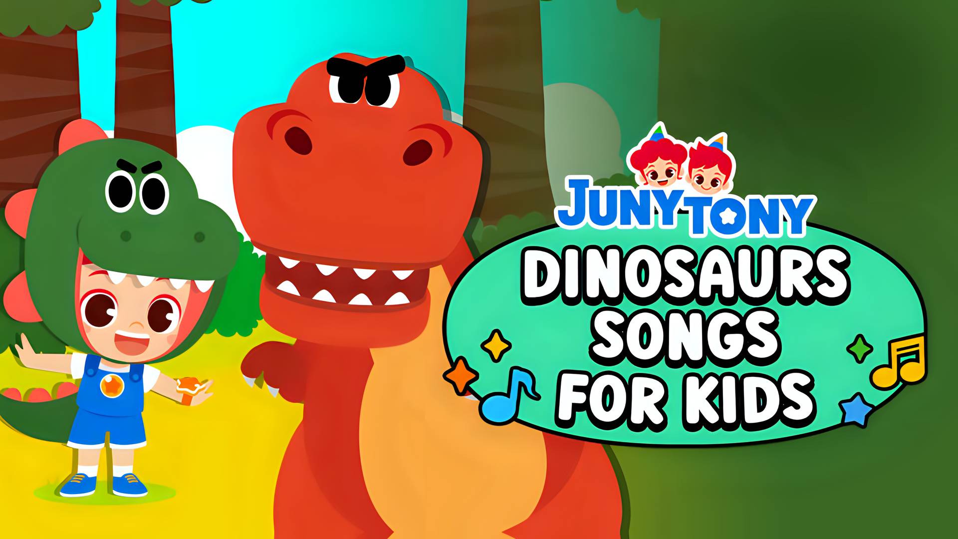 JunyTony - Dinosaurs Songs for Kids