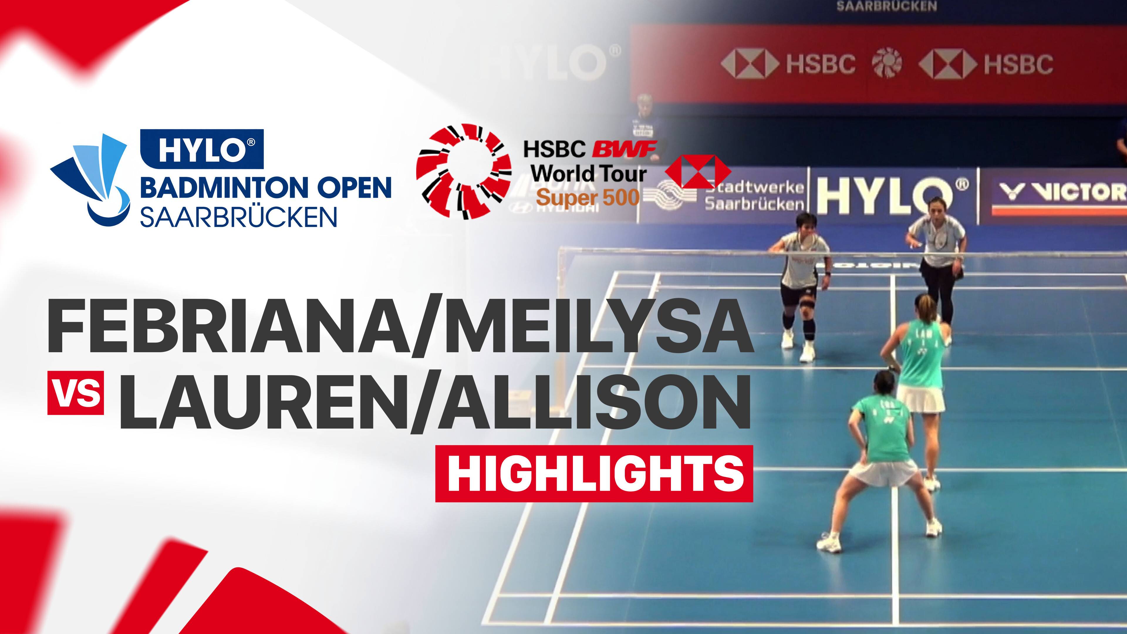 Febriana Dwipuji Kusuma/Meilysa Trias Puspitasari (INA) vs Lauren Lam/Allison Quynh Lee (USA) - Women's Doubles Quarterfinal | HYLO Open 2026