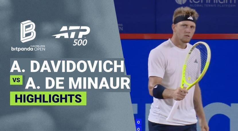 Alejandro Davidovich Fokina vs Alex de Minaur - Round 2 | ATP 500: bitpanda Hamburg Open 2026