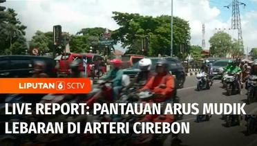 Live Report: Simpang Kanggraksan Ramai Kendaraan dari Arah Jakarta | Liputan 6