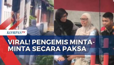 Ibu-Ibu yang Viral Paksa Minta Sedekah Diamankan Satpol PP dan Dinsos Bogor